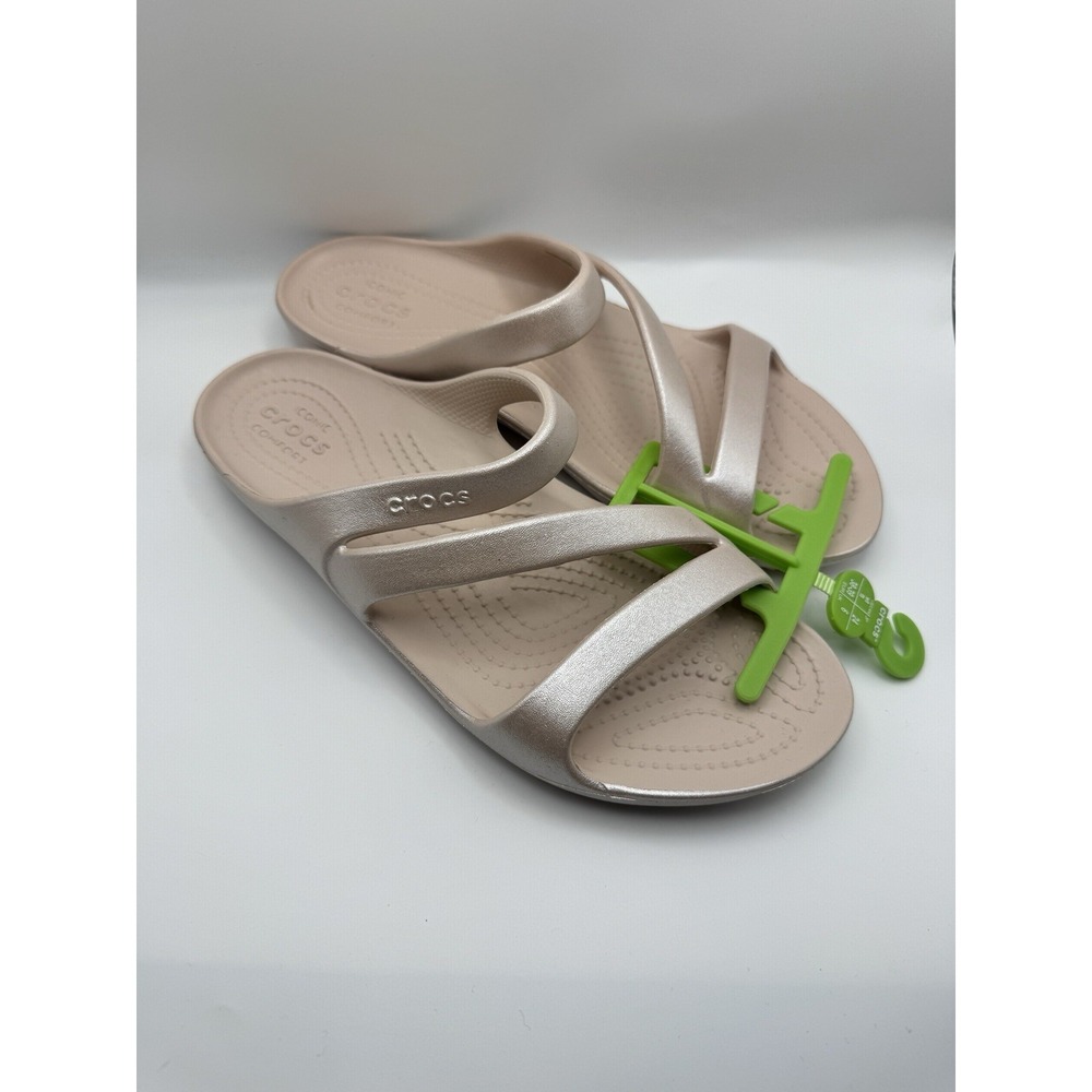 Crocs Kadee II Womens 8 Shimmer Sandals